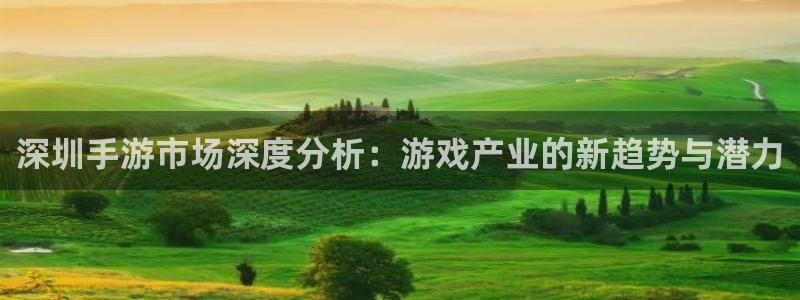 恒盛娱乐登录：深圳手游市场深度分析：游戏产业的新趋势与潜力