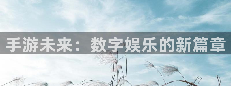 恒盛娱乐首页：手游未来：数字娱乐的新篇章